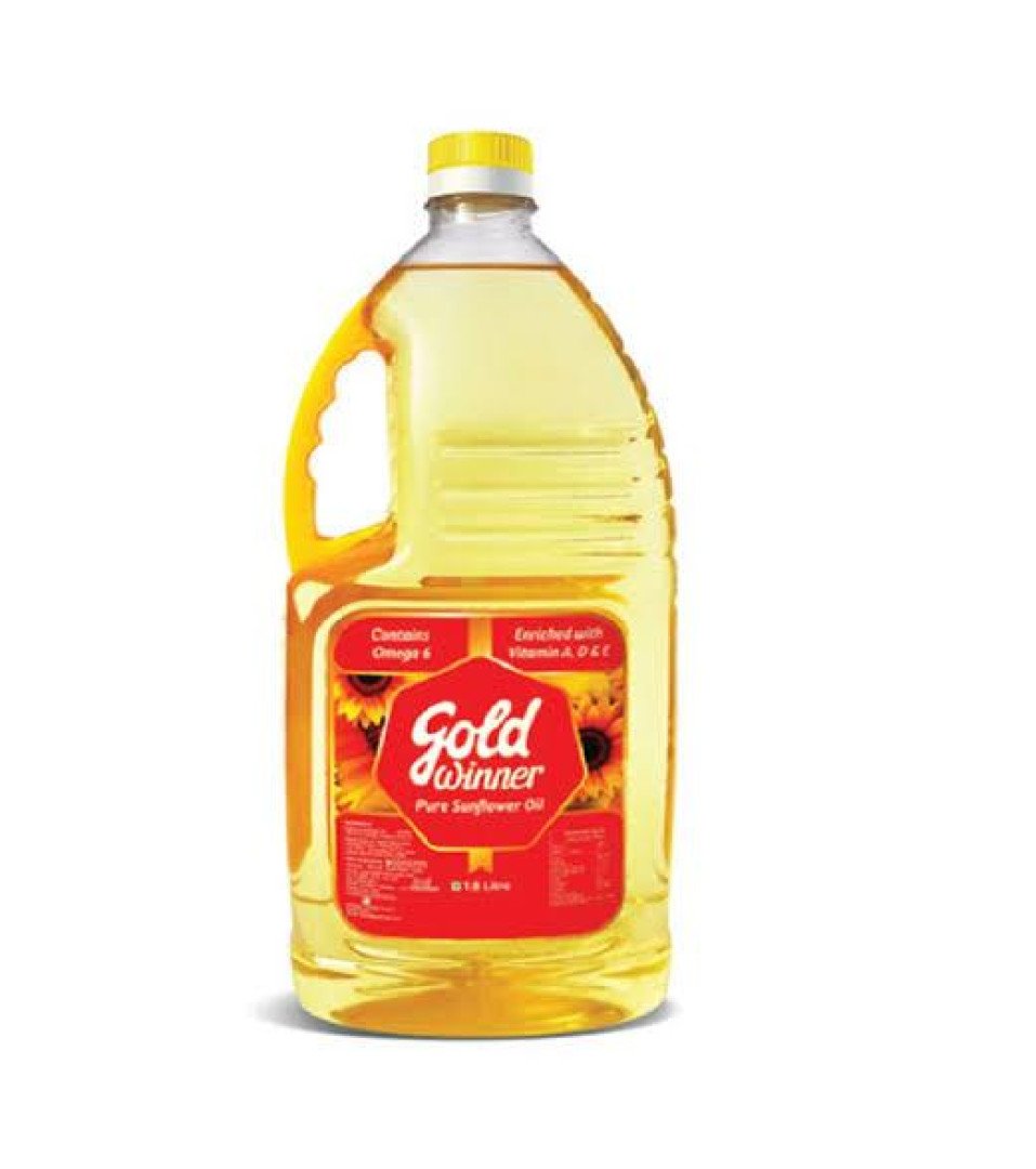 Gold Winner Refined Sunflower Oil 2 Litre Bottle