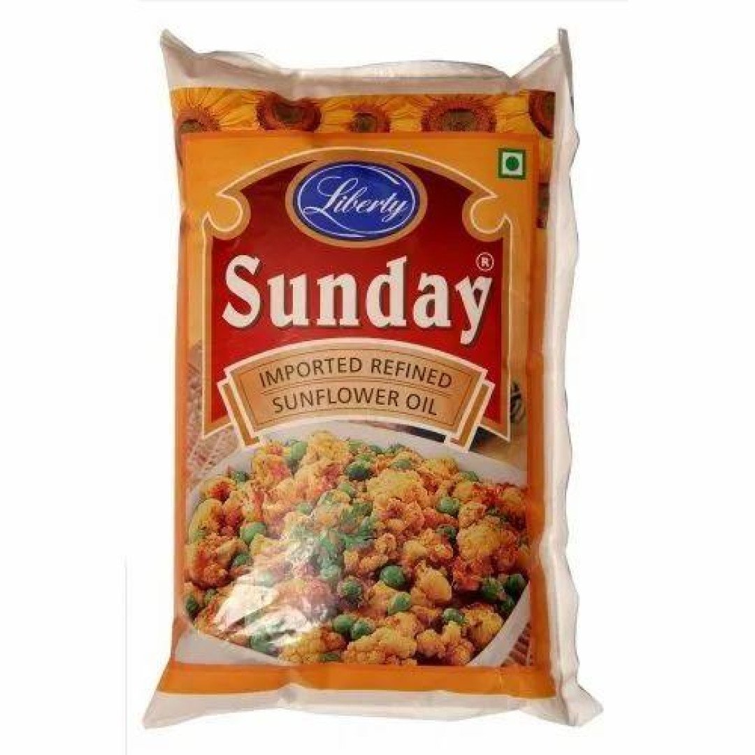 Sunday Refined Sunflower Oil 1 Litre Pouch