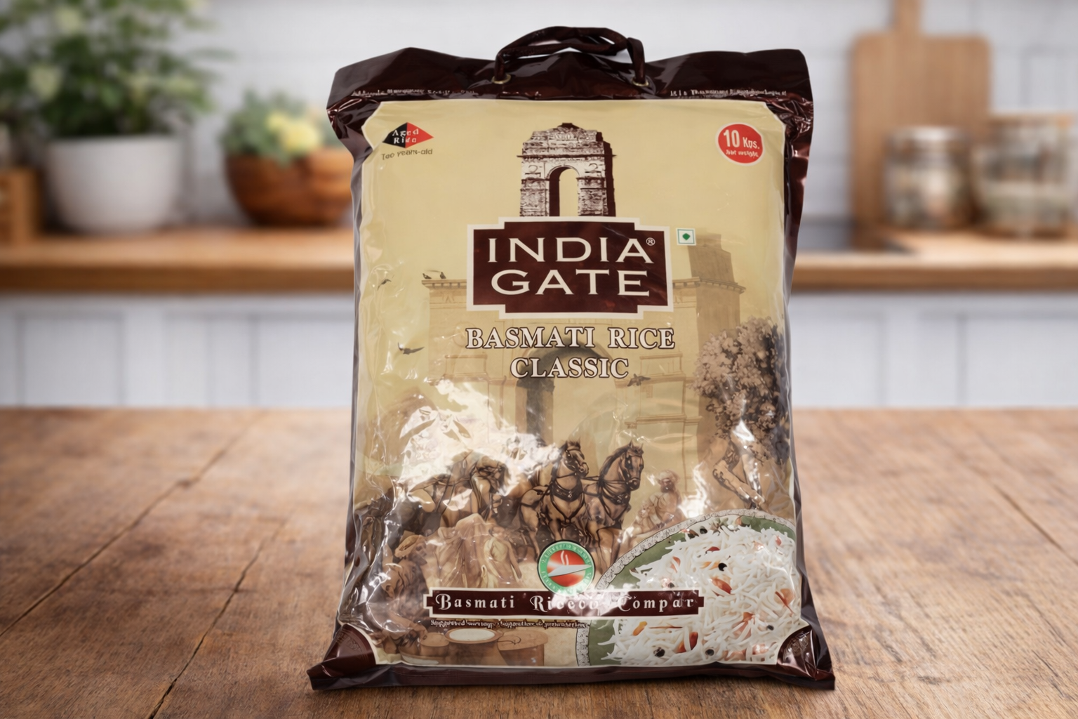 India gate Classic Basmati Rice 10 Kg Pack