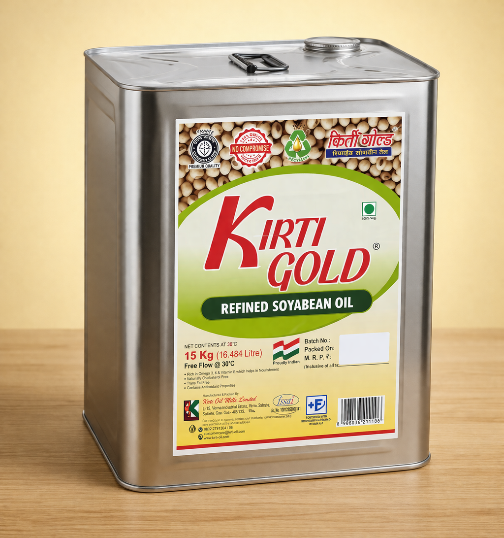Kirti Gold Refined Soyabean Oil 15 Kg Teen
