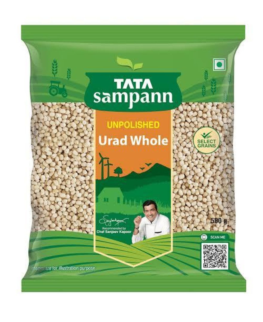 Tata Sampann Urad Whole 1 Kg Pack