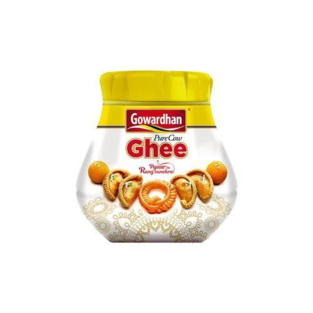 Gowerdhan Pure Ghee 1 Kg Jar Packing