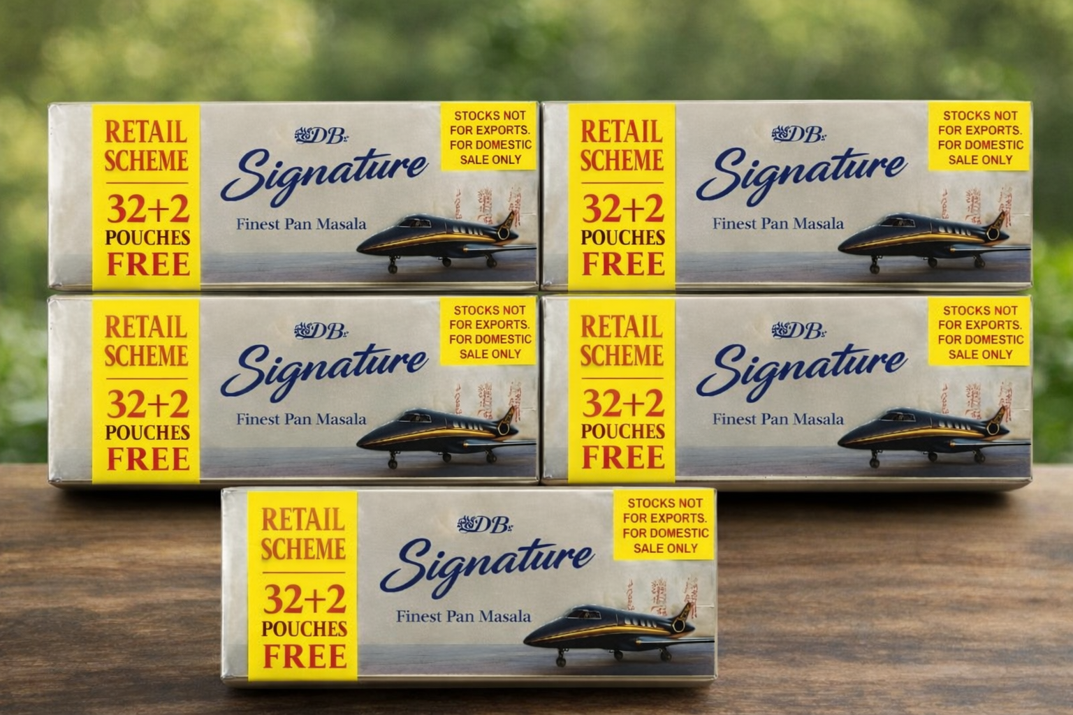 Signature Pan Masala 4grm Combo 5 Box Inside Including Tobacco